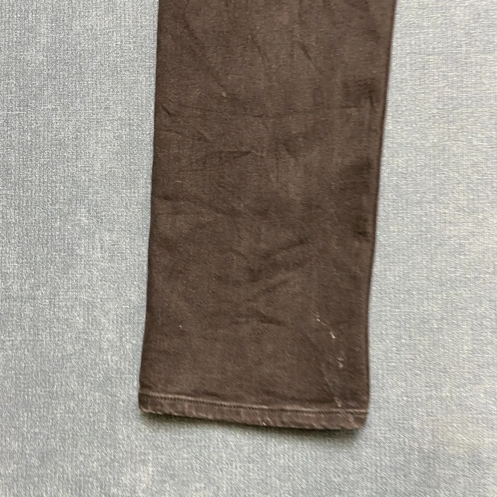 Allsaints Cigarette Jeans 36W Black Denim Cotton Skinny Leg 5 Pockets Dark Wash